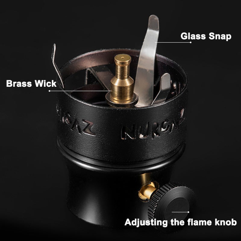 Nurgaz Outdoor Camping Light Portable GasLight Brightness Adjustable Tent GasLamp Handheld Light Fishing Picnic Garden GasLight - Image 2