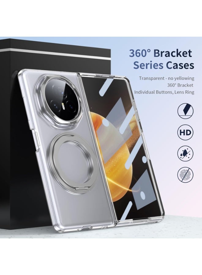 general Magnetic Case Case Compatible with Honor Magic V3 with Screen Protector, 360° Swivel Magnetic Stand, Transparent Shockproof Phone Cover - Image 2