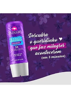 Aussie 3 Minute Miracle Moist Deep Conditioner 8 Oz  - Image 3