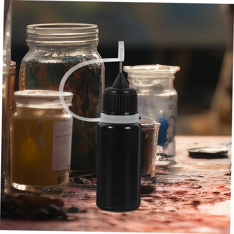 Uonlytech 10pcs Needle Squeeze Bottles Black Light Blocking Liquid Dispenser with Fine Tip Droppers for Glue Crafts Diy Projects Travel-friendly and Easy Control - Image 5