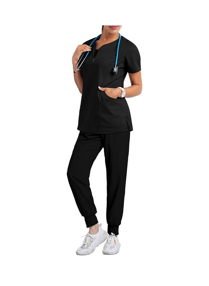 KUYING New V-neck Split Style Medical Work Uniform  - Image 1