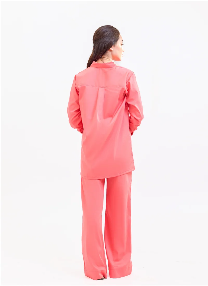 Hassal Coral Two Piece Suit