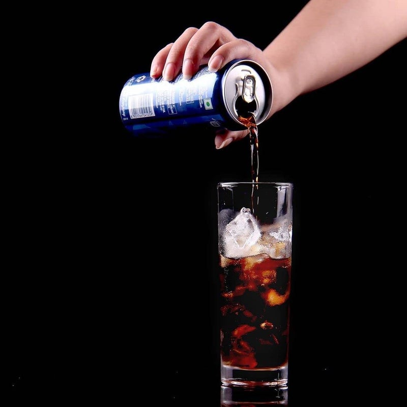 NVRA Premium JuiceWater Glass Set of 6 300ml Classic Highball Tumbler Glasses for Drinking Juice Milkshake Beer Cocktail Coke Lassi Soda Hexagonal 6 - Image 3