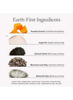 josie maran Pumpkin Enzyme Plumping Exfoliating Face Mask Smooth & Plump Skin In 5 Minutes With Argan Oil Pumpkin Extract & Bentonite Clay For Oily Skin Control (2 Oz / 56 G)  - Image 3