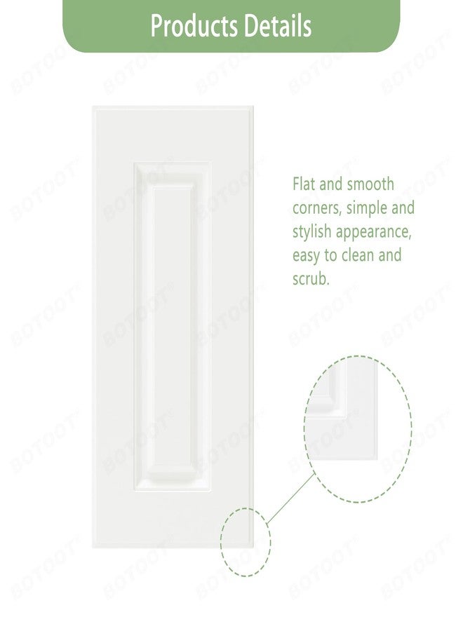 BOTOOT Built-in Cabinet Doors - Cabinet Replacement Doors for Kitchen, Living Room, Bedroom, Bathroom - 24 Inch High (White, 12 Inch Wide) - Image 3