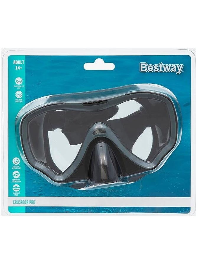 Crusader Pro Swim Mask - 1 Piece Only, Assorted/Color May Vary