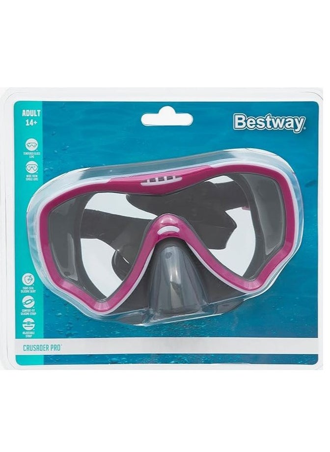 Crusader Pro Swim Mask - 1 Piece Only, Assorted/Color May Vary