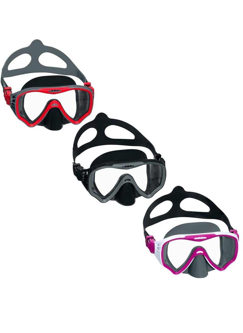 Crusader Pro Swim Mask - 1 Piece Only, Assorted/Color May Vary