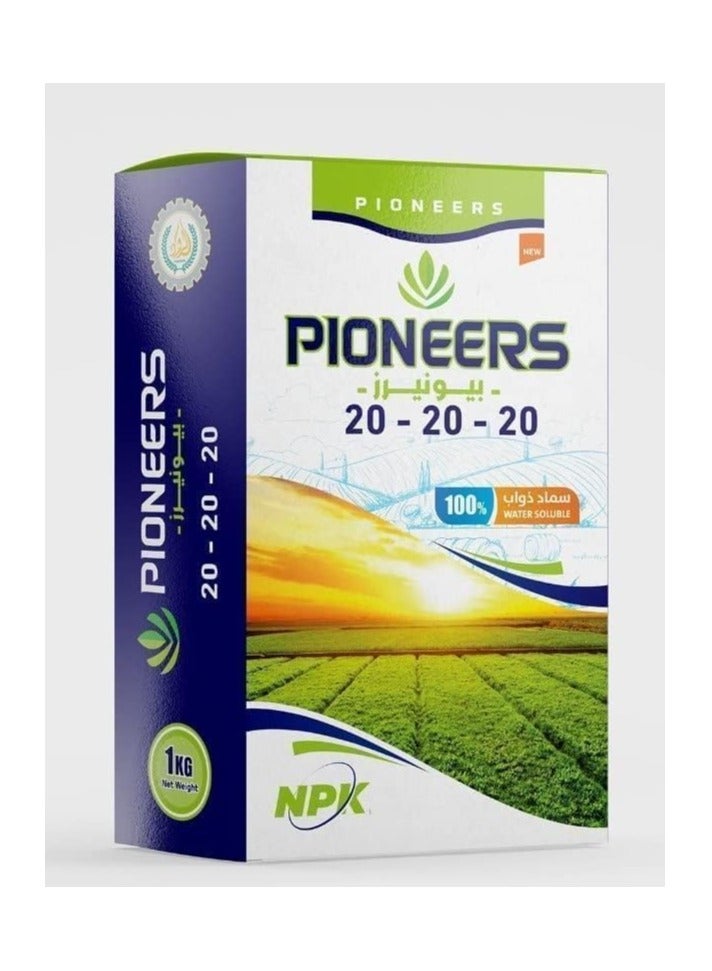 Pioneers 20-20-20 Soluble Fertilizer - 1kg - Image 1