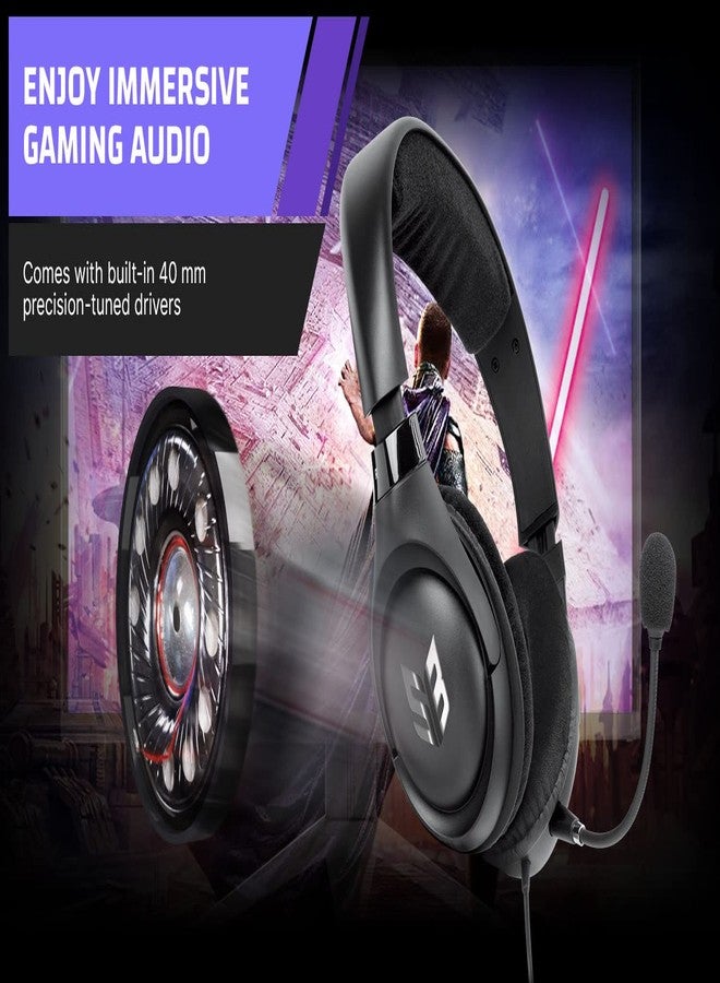 Creative Sound Blaster Blaze V2 Over-Ear Gaming Headset with Detachable Noise-Cancelling Microphone, Volume and Mic Mute Control for PC/Mac/Consoles - Image 4