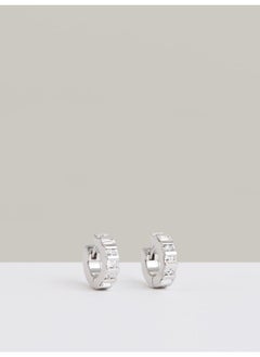 REISS Sadie: Crystal Huggie Earrings  - Image 1