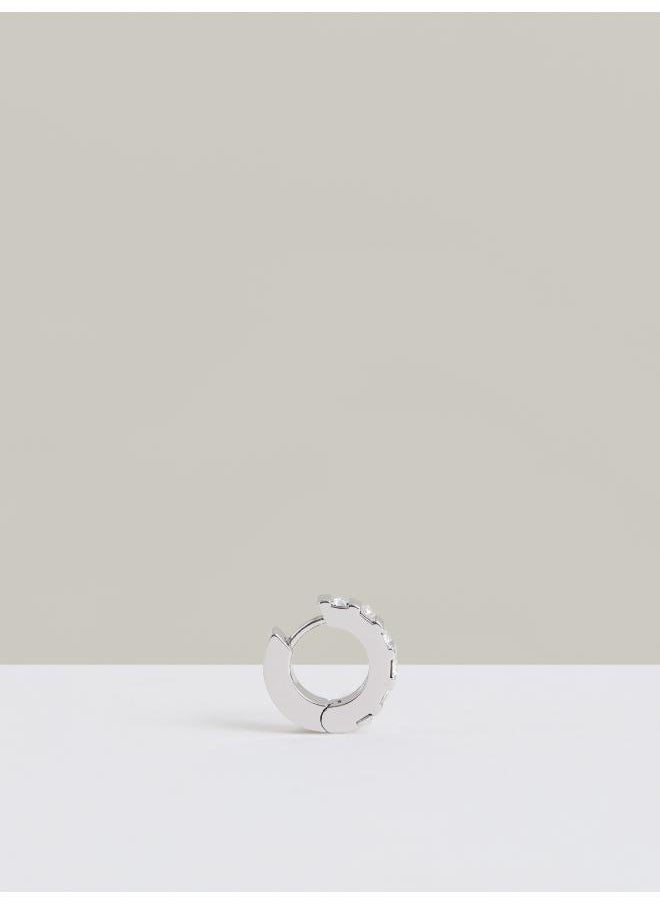 REISS Sadie: Crystal Huggie Earrings  - Image 2