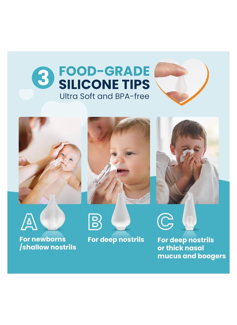 ASIV Nasal Aspirator for Baby Electric Nose Sucker with 2 Modes 6 Levels of Hospital-Grade Suction  - Image 2