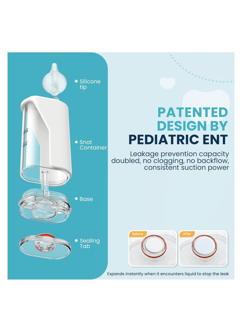 ASIV Nasal Aspirator for Baby Electric Nose Sucker with 2 Modes 6 Levels of Hospital-Grade Suction  - Image 3