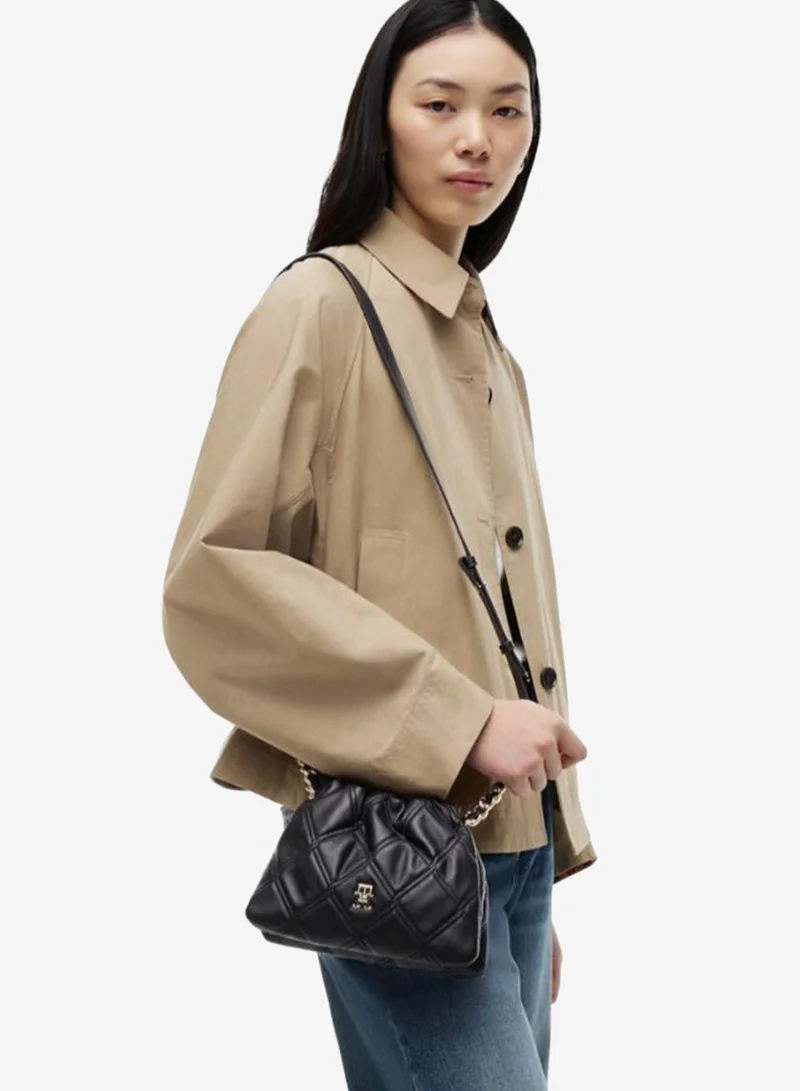 TOMMY HILFIGER Quilted Chain Monogram Crossbody Bag