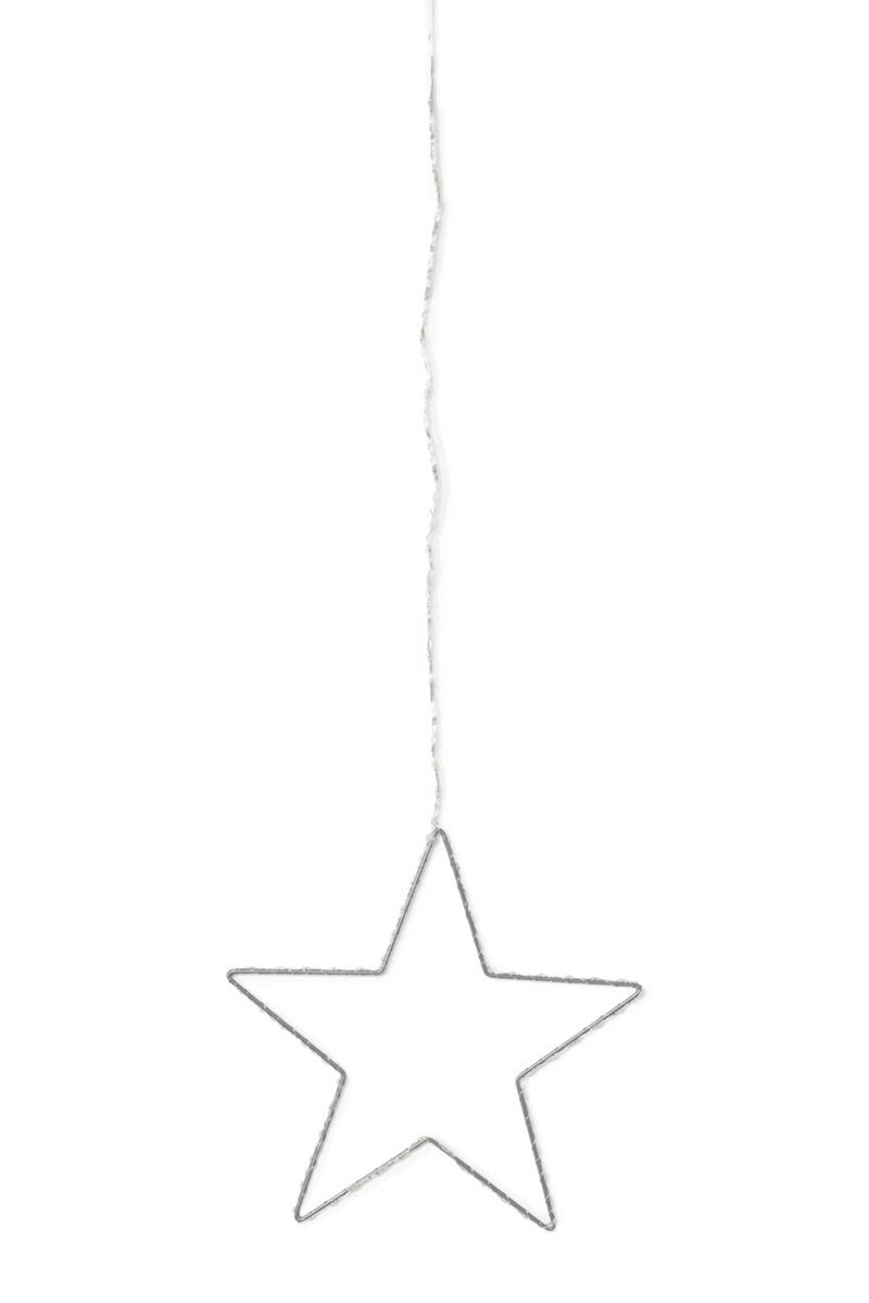 Tchibo 84 Micro LED Star Outdoor Hanging Light, Warm White  - Image 2