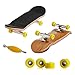Lottoyday 1 Pack Professional Mini Maple Wooden Fingerboards Finger Skateboard Toy Set for Kids Yellow - Image 2