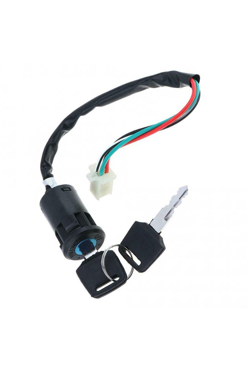 إيروريكس مفتاح تشغيل دراجة نارية + مفاتيح، ملحقات سكوتر مناسبة للدراجات الرباعية والدراجات الترابية والمركبات الرباعية، تشغيل/إيقاف بلاستيكي... - Image 5