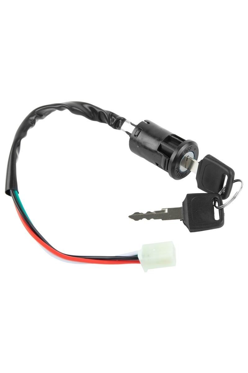 إيروريكس مفتاح تشغيل دراجة نارية + مفاتيح، ملحقات سكوتر مناسبة للدراجات الرباعية والدراجات الترابية والمركبات الرباعية، تشغيل/إيقاف بلاستيكي... - Image 4