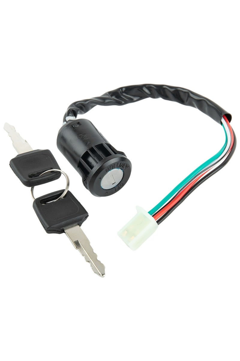 إيروريكس مفتاح تشغيل دراجة نارية + مفاتيح، ملحقات سكوتر مناسبة للدراجات الرباعية والدراجات الترابية والمركبات الرباعية، تشغيل/إيقاف بلاستيكي... - Image 3