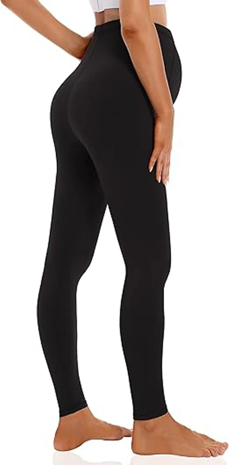 هيبسين راكيب Competing All Women's Modal Pregnant Tights Exercise Yoga Leggings Trousers Belinay 509