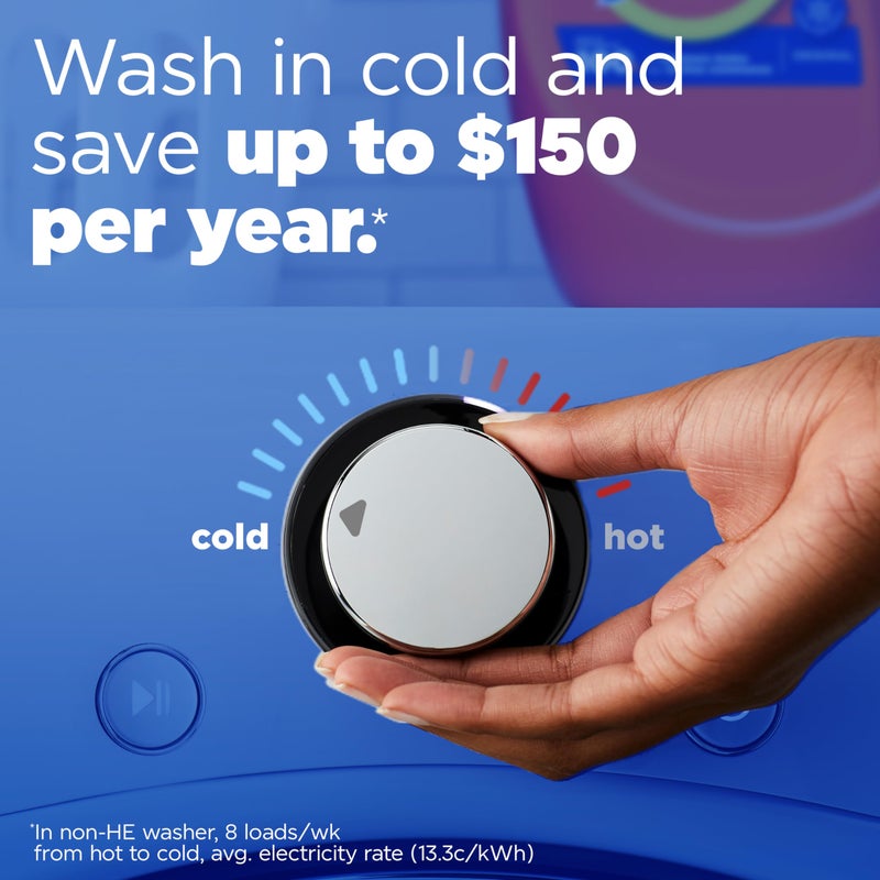 Tide Laundry Detergent Liquid, Original Scent, 80 Loads, 105 FL OZ, Works on 100% of Common Stains, Laundry Soap, Liquid Laundry Detergent - Image 5