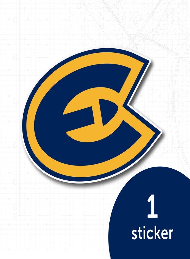 Desert Cactus University of Wisconsin Eau Claire UWEC Blugolds Vinyl Decal Laptop Water Bottle Car Scrapbook Sticker (IND 00001) - Image 5