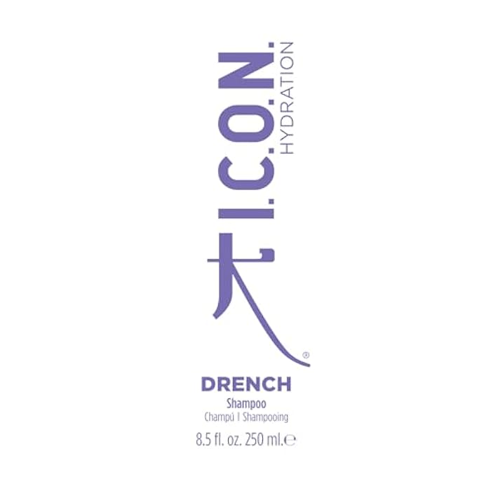 I.C.O.N. Drench Highly Moisturizing Shampoo with Anti-Aging Ingredients that Protect and Nourish Hair, Shampoo for Dry Hair, 8.5 Ounces - Image 2