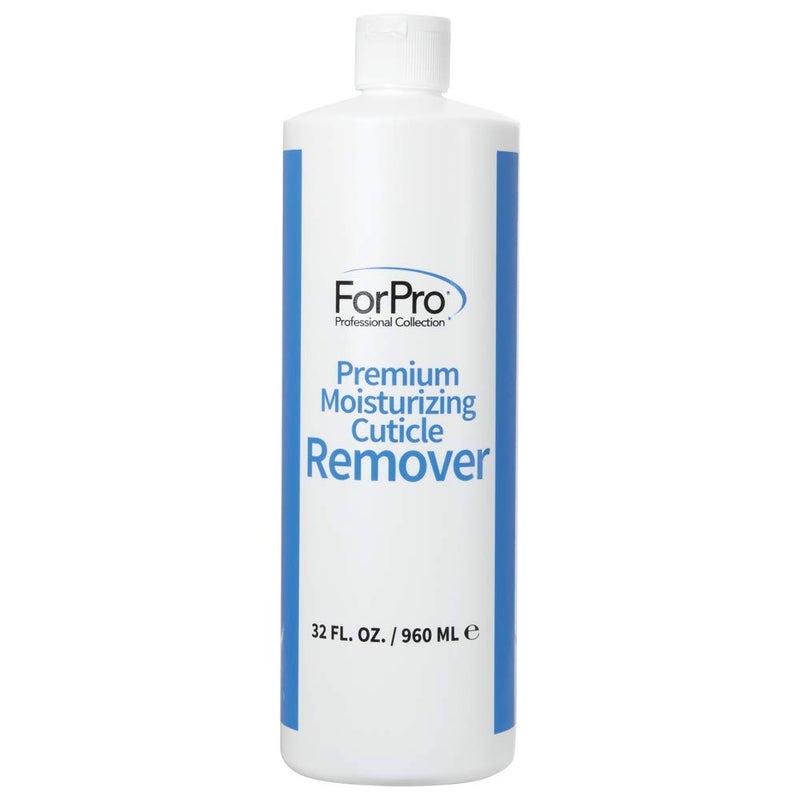 ForPro Professional Collection Premium Moisturizing Cuticle Remover Softens and Hydrates Cuticles for Easy Removal Includes Glycerin and Mineral Oil 32 Oz