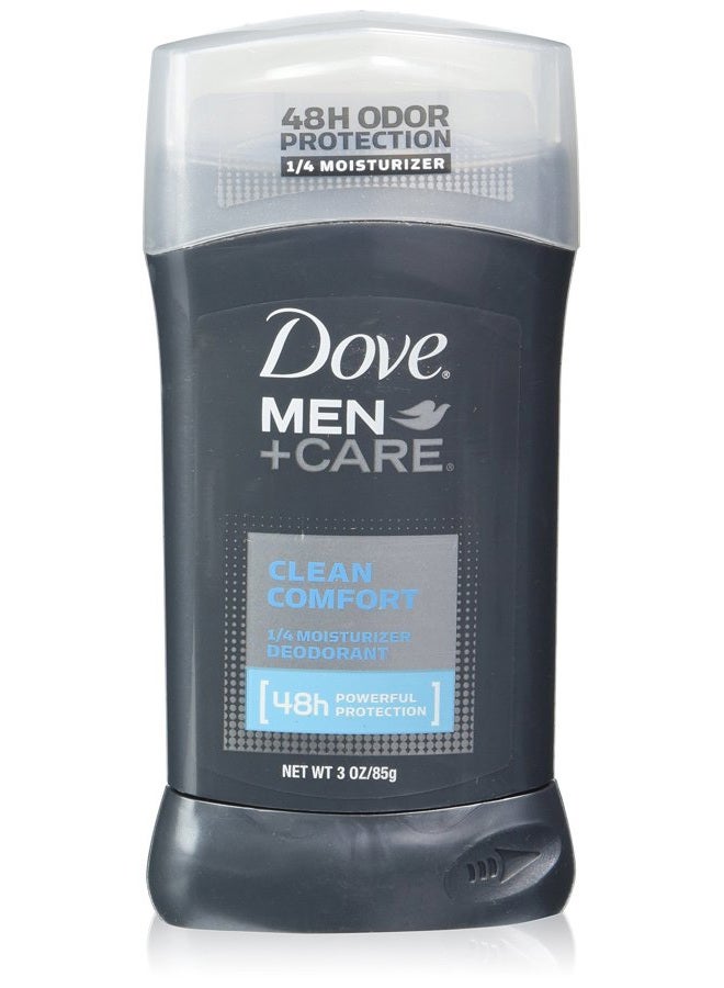Dove Men+Care Deodorant Stick Clean Comfort 3 oz(Pack of 4) - Image 1