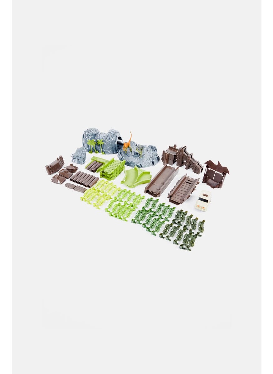 Kmart 304 Pcs Dinosaur Track Set, Green Combo  - Image 1