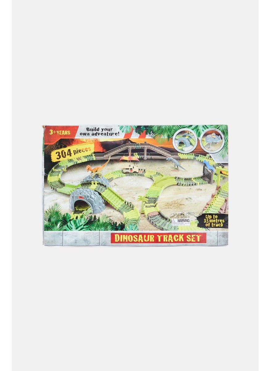 Kmart 304 Pcs Dinosaur Track Set, Green Combo  - Image 2
