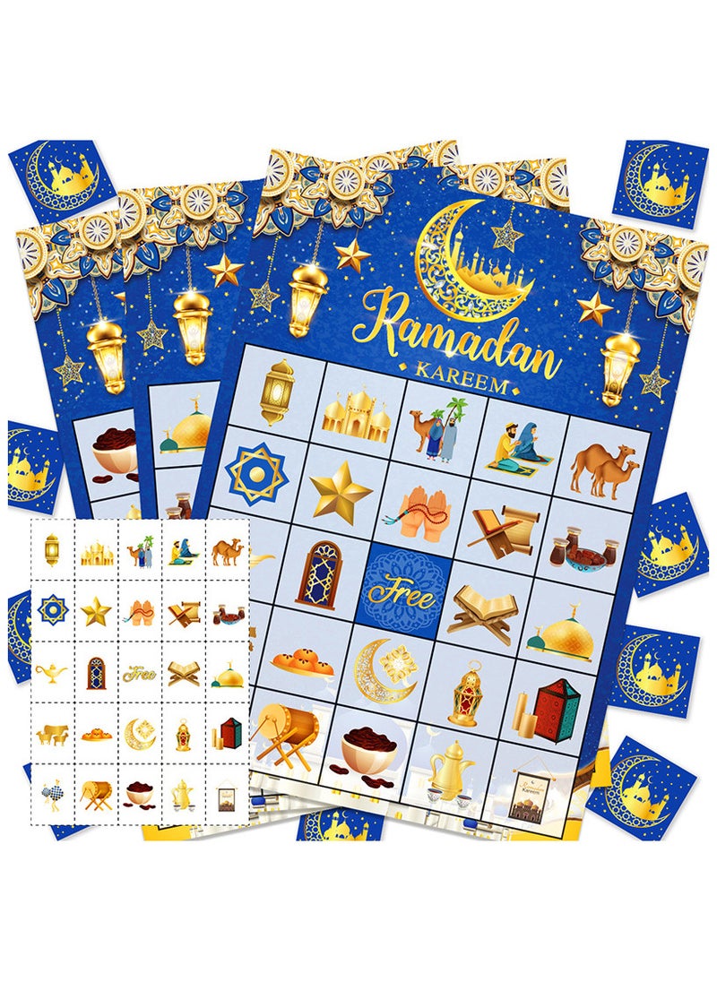 37 Pcs Eid Al Adha Bingo Games 24 Players Eid Mubarak Bingo Cards Ramadan Party Favors for Boys Girls Adults Family Classroom Activities Muslim Festival Party Games Supplies - pzsku/Z25B9BB4B9358E316538EZ/45/_/1734775270/98ab12c3-8bad-4bea-92cf-2fbf4d8be070