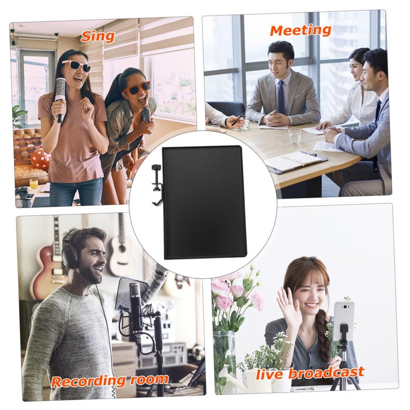 Metal Microphone Stand Clamp with Non Sponge Holder for Sound Card Storage - Image 4