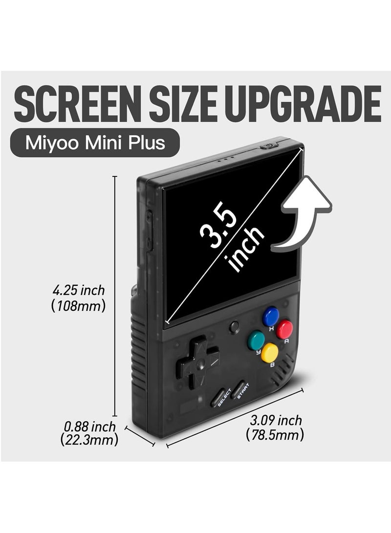 جهاز الألعاب المحمول  Mini Plus، بشاشة 3.5 بوصة، وبطاقة TF بسعة 64 جيجابايت/128 جيجابايت تحتوي على أكثر من 10,000 لعبة، وبطارية بسعة 3000 مللي أمبير في الساعة (أرجواني 128 جيجابايت)  - Image 4