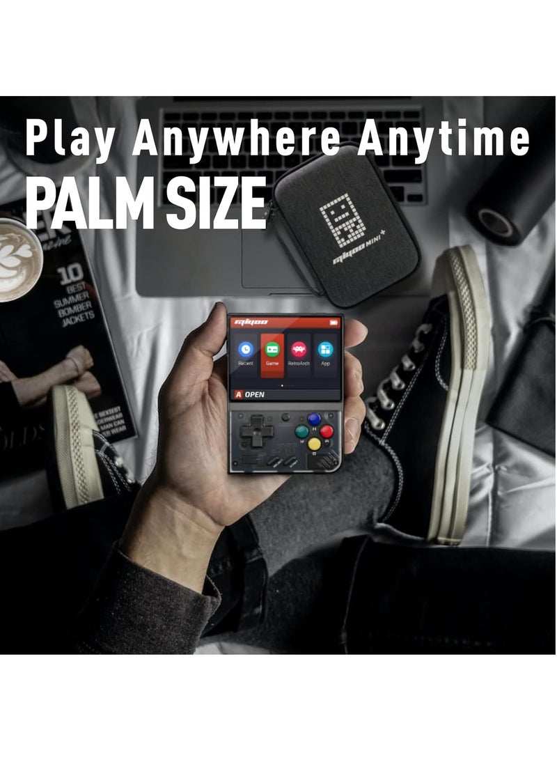 جهاز الألعاب المحمول  Mini Plus، بشاشة 3.5 بوصة، وبطاقة TF بسعة 64 جيجابايت/128 جيجابايت تحتوي على أكثر من 10,000 لعبة، وبطارية بسعة 3000 مللي أمبير في الساعة (أرجواني 128 جيجابايت)  - Image 3