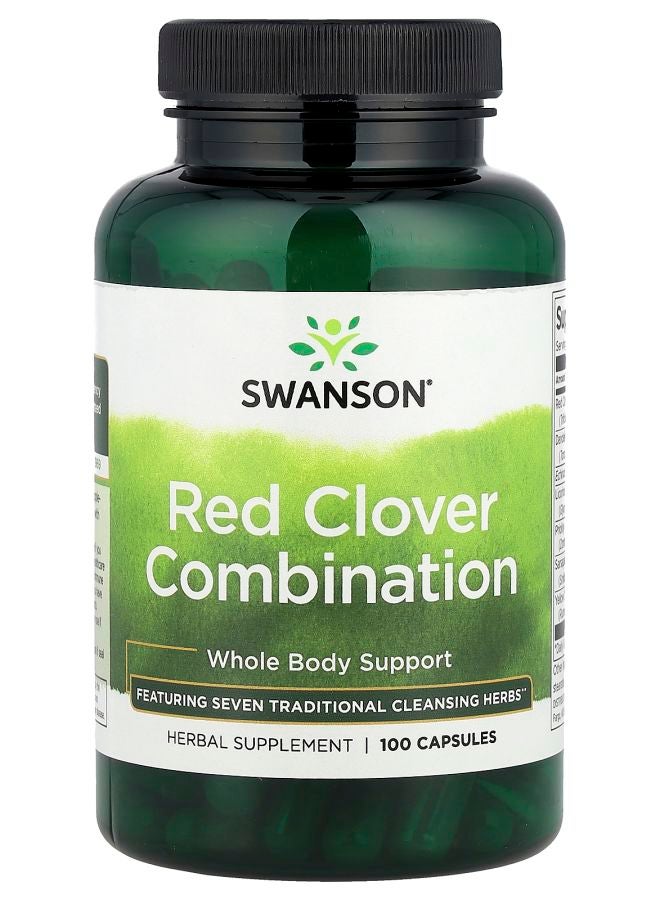 SWANSON Red Clover Combination 100 Capsules - Image 1