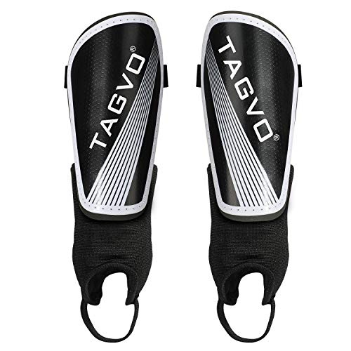 TAGVO Soccer Shin Guards for Kids Youth - Protective Soccer Equipment for Boys Girls - Adults Men Women Soccer Shin Guards - Soccer Shin Pads for Kids 3-16 Years Old Girls Boys, High Impact Resistant - Image 1