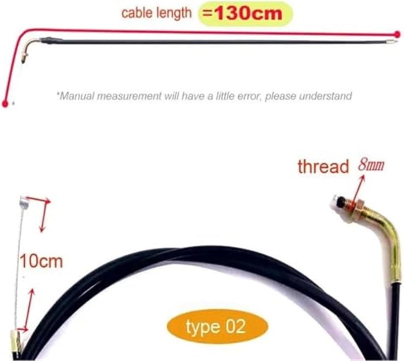 Vuzmode Throttle Cable for Motorcycles and Scooters - Image 5