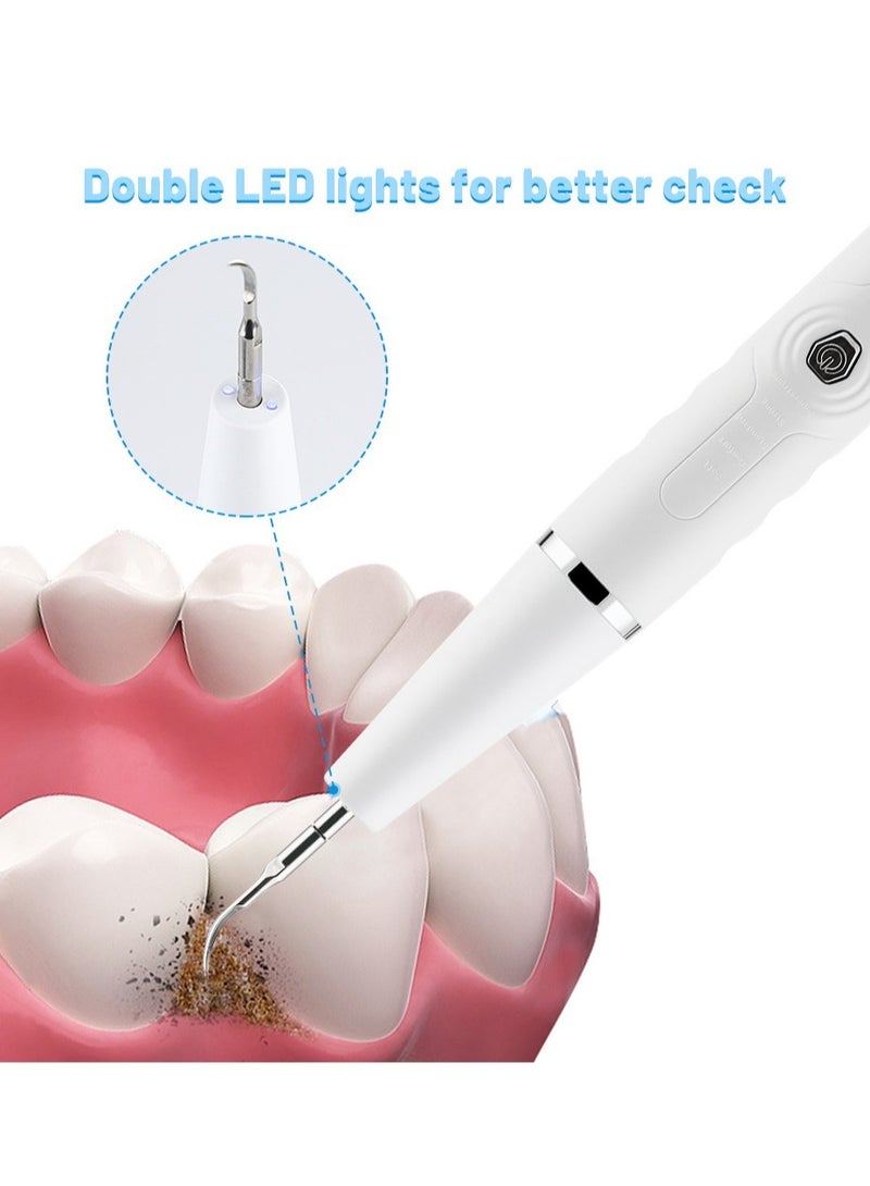general Plaque Remover for Teeth Ultrasonic Tooth Cleaner Tartar Remover for Teeth Dental Calculus Remover Rechargeable Teeth Cleaning kit for Adult and Kids - Image 5