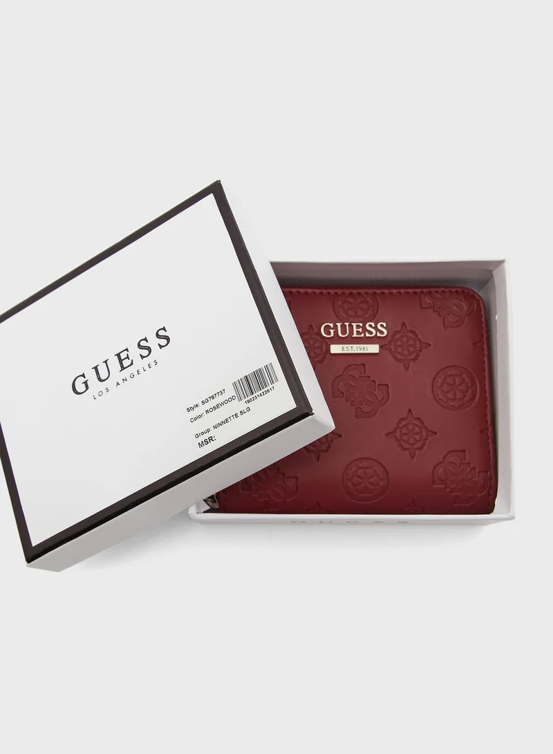 GUESS Ninnette Zip Around Purse