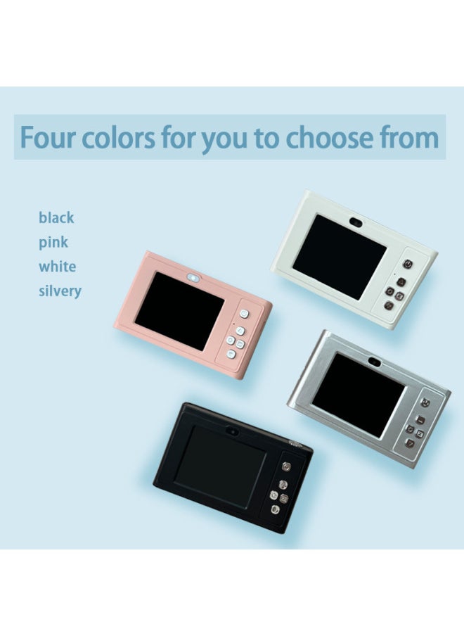 Generic Ccd Hd 4k Digital Camera Retro Card Camera Students Children Can Take Selfie Video-Body Color:Hd Pink  - Image 1