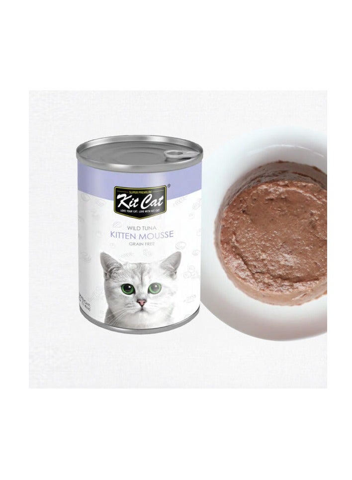 كيت كات عبوة من 5 قطع من طعام القطط المعلب بنكهة التونة البرية 5x400 جرام - Image 2