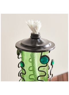 Home Box Eeden Glass Torch with Metal Stand 9 x 171 x 9 cm  - Image 3
