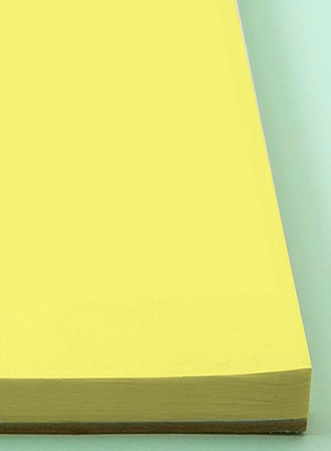 PG Creations Long Memo Size, Pack of 2 Pads, Pocket Unruled Writing Notepads, 100 Sheets per Pad, 70 Gsm Blank Plain Paper Pad for Note-Taking, Office, Home & Students, 11x19 cm, Yellow - Image 4