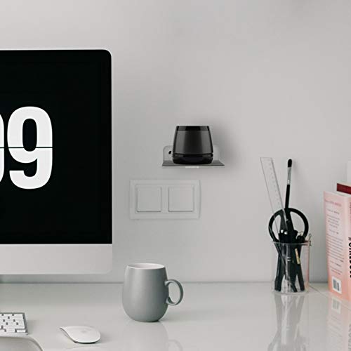 TXEsign Wall Mount for Speakers, Webcam, Phones - Acrylic Floating Shelf (Silky White & Transparent) - Image 4