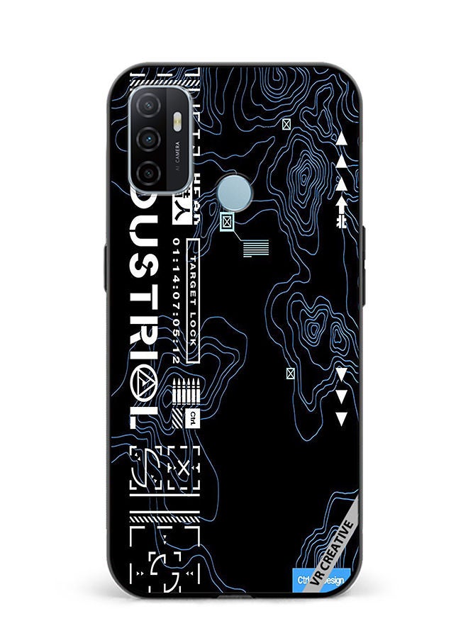 VR CREATIVE Protective Case Cover For Oppo A53 Target Lock Design Multicolour - Image 1