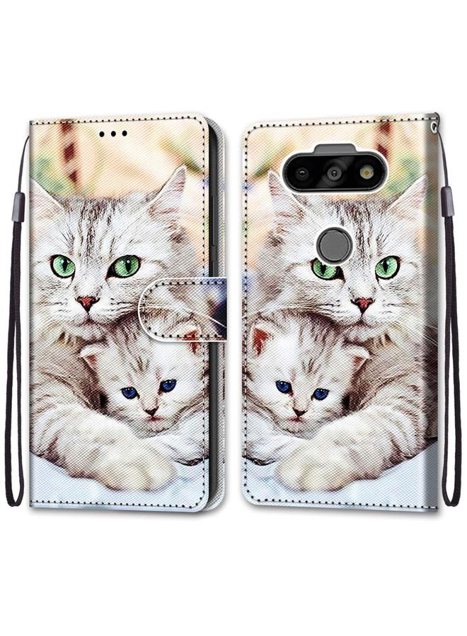 S-TOP Case For LG Aristo 5 / K31 Coloured Drawing Cross Texture Horizontal Flip PU Leather Case with Holder & Card Slots & Wallet & Lanyard - Image 2