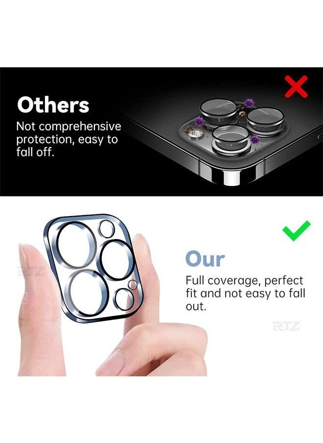 RTZ - Camera Glass Lens Protector Guard For iPhone 14 Pro Max / 14 Pro Clear - Image 1