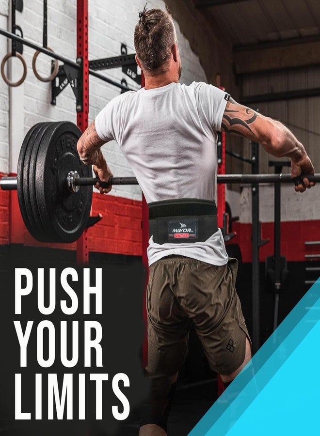 Mayor Weight Lifting Gym Belt for Men & Women - Heavy Duty Back Support Belt for Powerlifting, Squats & Deadlift Workout | Adjustable Strength Training Belt (XL, Black) - Image 5